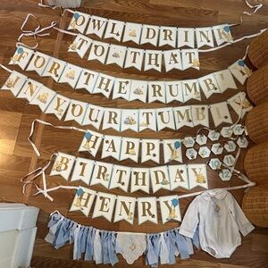 Winnie The Pooh 1st birthday decorations